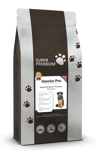 Hypoallergenic Senior Light Dog Food - Harrier Pro Pet Foods.co.uk